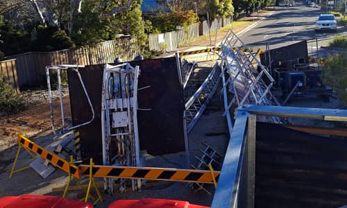 Orphan Rocker roller coaster crumbles at Katoomba's Scenic World
