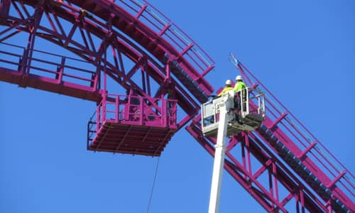 DC Rivals HyperCoaster tops out at Movie World