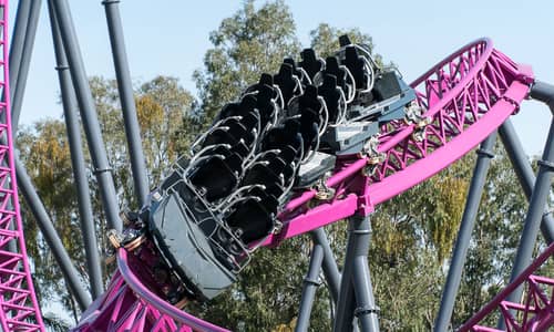 Movie World puts finishing touches on DC Rivals HyperCoaster ahead of opening 