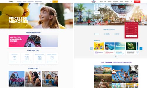 Dreamworld, Movie World launch newly refreshed websites