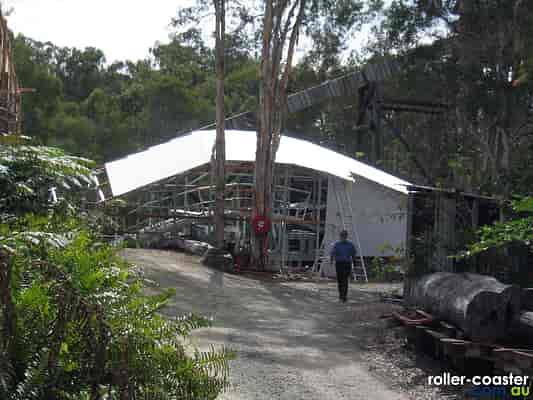 Rocky Hollow Log Ride Annual Rehab
