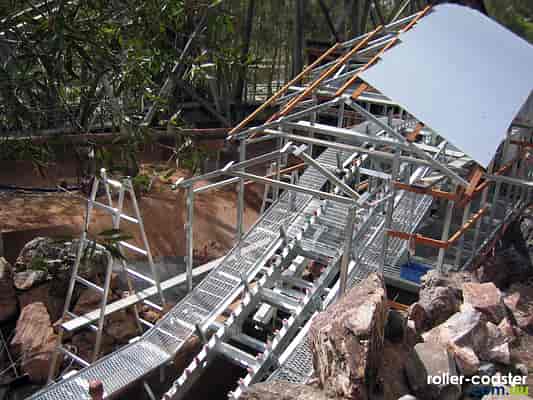 Rocky Hollow Log Ride Annual Rehab