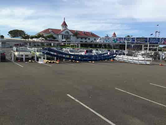 Mack Water Coaster track