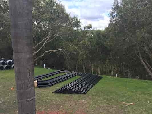 Perimeter fence construction
