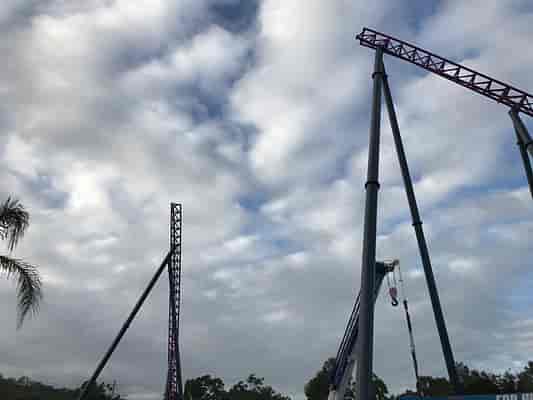 2017 Movie World roller coaster construction discussion