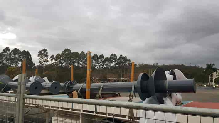 DC Rivals HyperCoaster shade construction