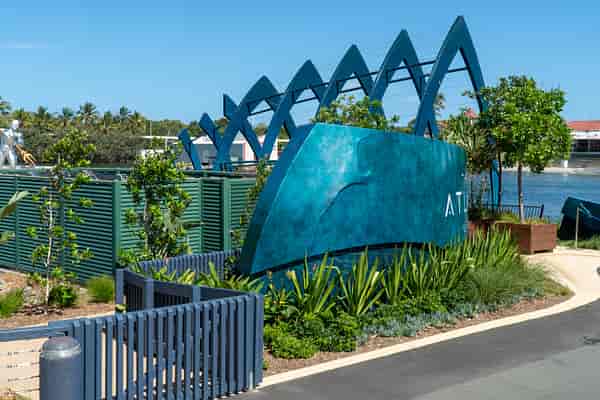 The New Atlantis signage