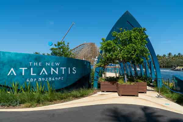 The New Atlantis signage