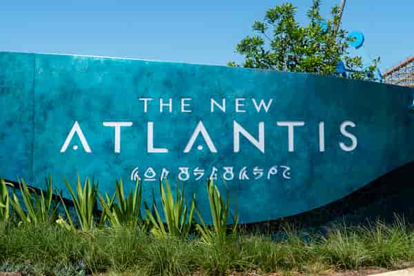 The New Atlantis signage