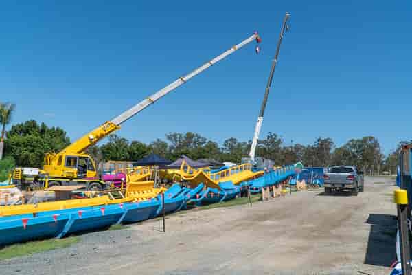 Wet'n'Wild 2021 slide construction
