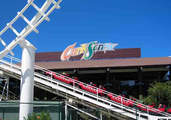 Corkscrew lift hill