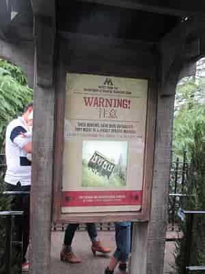 Warning sign