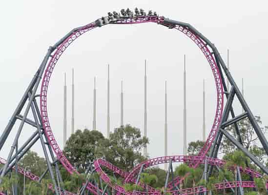 DC Rivals HyperCoaster